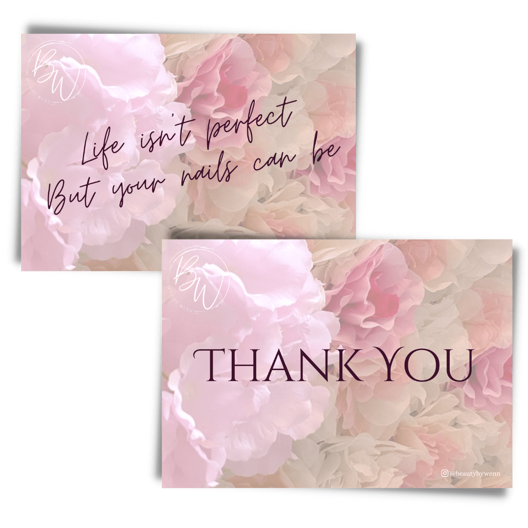 Thank you cards Beauty by Wenn